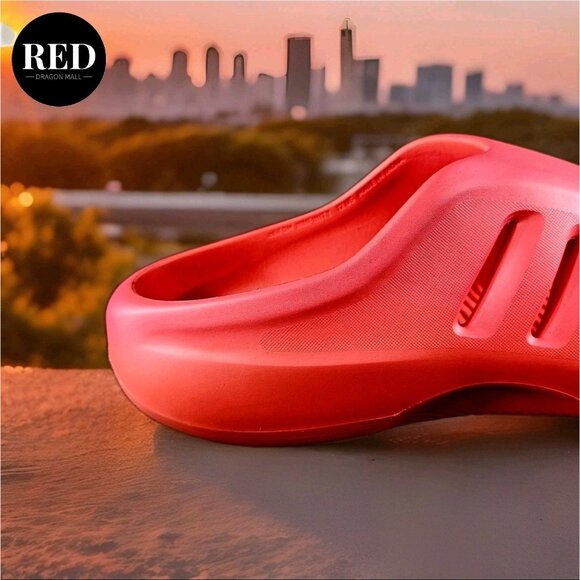 Adidas Originals adiFOM IIInfinity Mule Scarlet Red Slides JI4552 - Men\'s Sz 12 main image 4